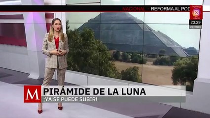 La pirámide de la Luna vuelve a abrir en Teotihuacán tras labores de conservación