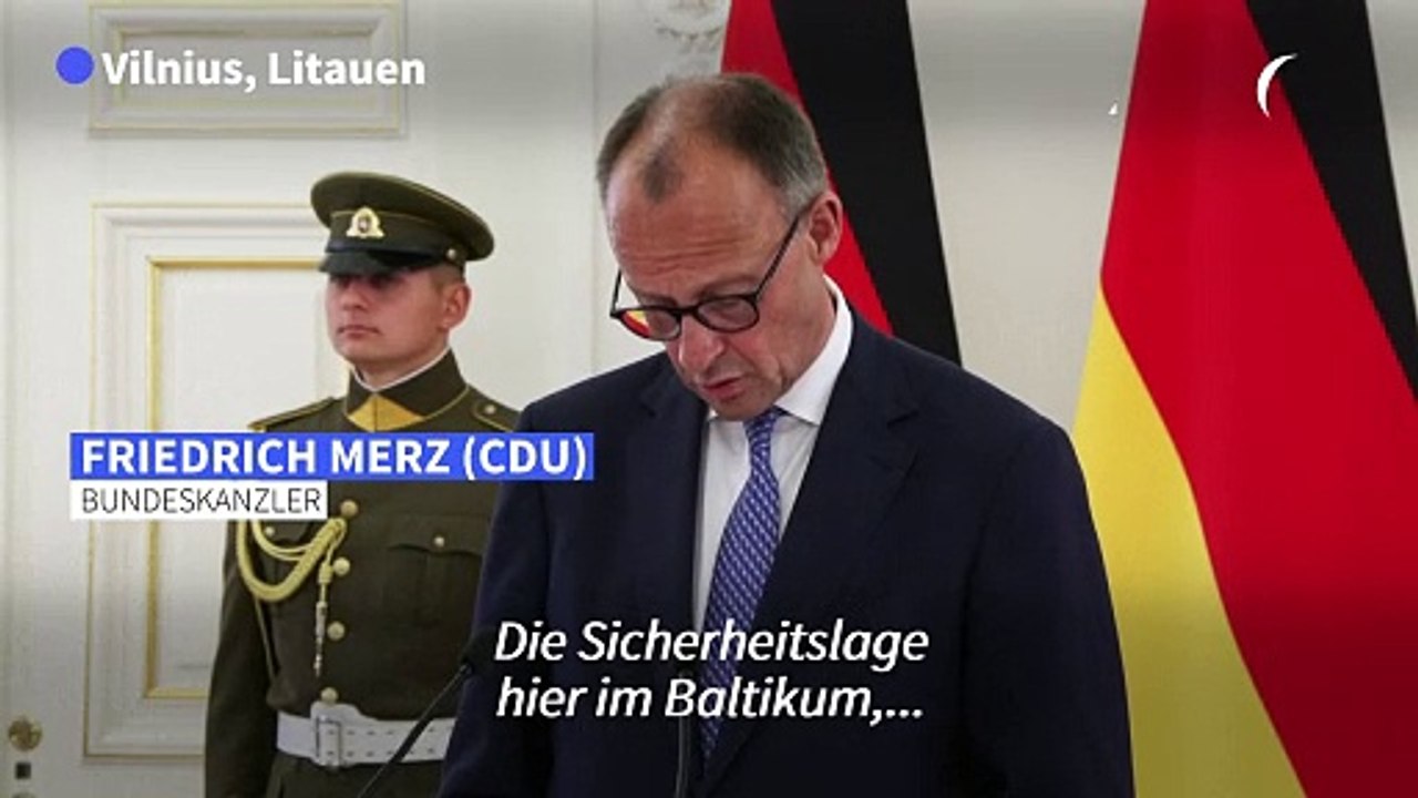 Merz: Russland bedroht 'gemeinsame Sicherheit in Europa'