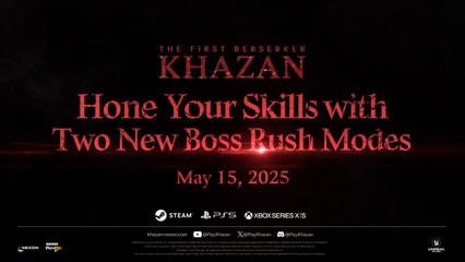 The First Berserker Khazan Official Ultimate Challenge Trailer