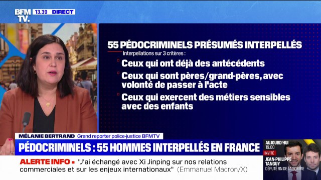 55 hommes interpellés dans une opération de démantèlement d'un réseau de pédocriminels