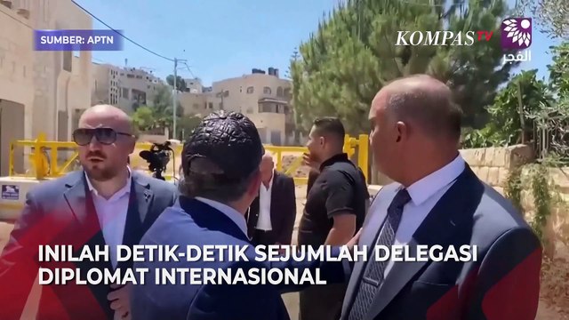 Detik-Detik Diplomat Panik Dengar Suara Tembakan Tentara Israel Saat Kunjungan di Tepi Barat