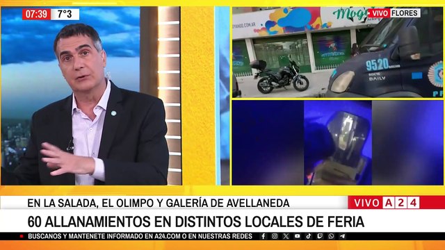 📢 60 ALLANAMIENTOS EN DISTINTOS LOCALES DE FERIA