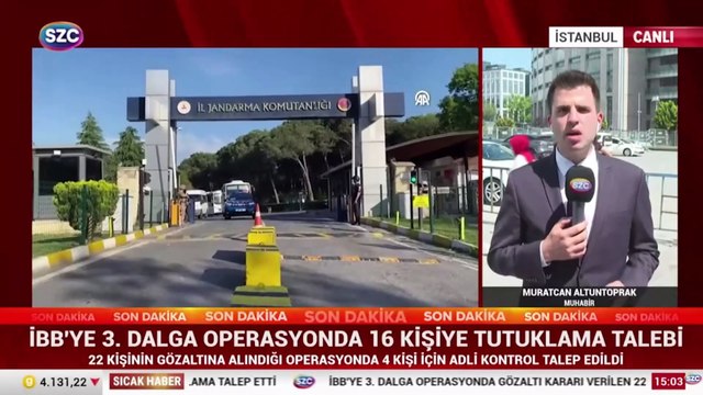 İBB'ye 3. dalga operasyonda 16 kişiye tutuklama talebi