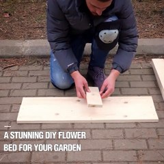 A Stunning DIY Flower Bed for Your Garden!🌼