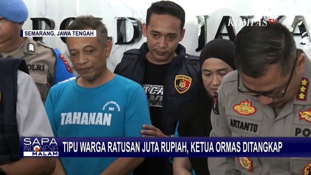 Polda Jateng Bekuk Ketua Ormas dan Istri di Semarang yang Diduga Terlibat Kasus Penipuan