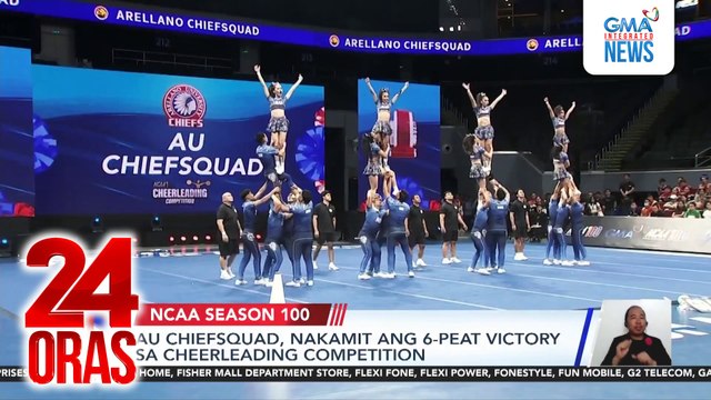 AU ChiefSquad, nakamit ang 6-peat victory sa cheerleading competition | 24 Oras