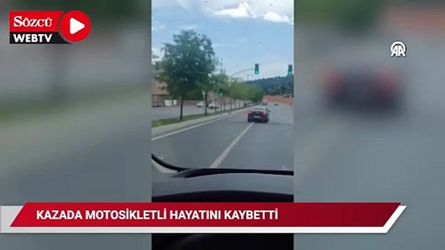 Küçükçekmece'deki trafik kazasında motosiklet sürücüsü yaşamını yitirdi