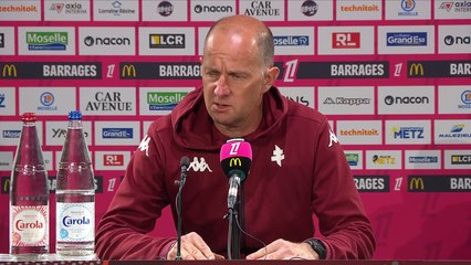 Metz - Reims, la réaction de Stéphane Le Mignan