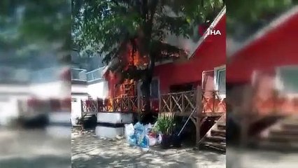 Bartın’da turistik otelde yangın çıktı