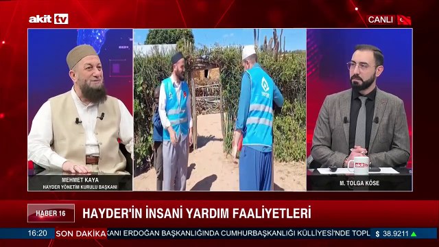 M.Tolga Köse/Mehmet Kaya HAYDER'in insani yardım faaliyetleri ve hizmetleri