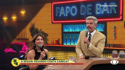 Por que Eduardo Costa está careca? | Melhor da Noite