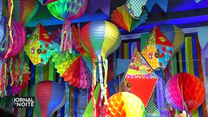 Temporada dos arraiás movimenta comércio