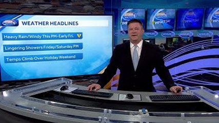 Video: Heavy rain, gusty winds Thursday as a Nor'easter passes by