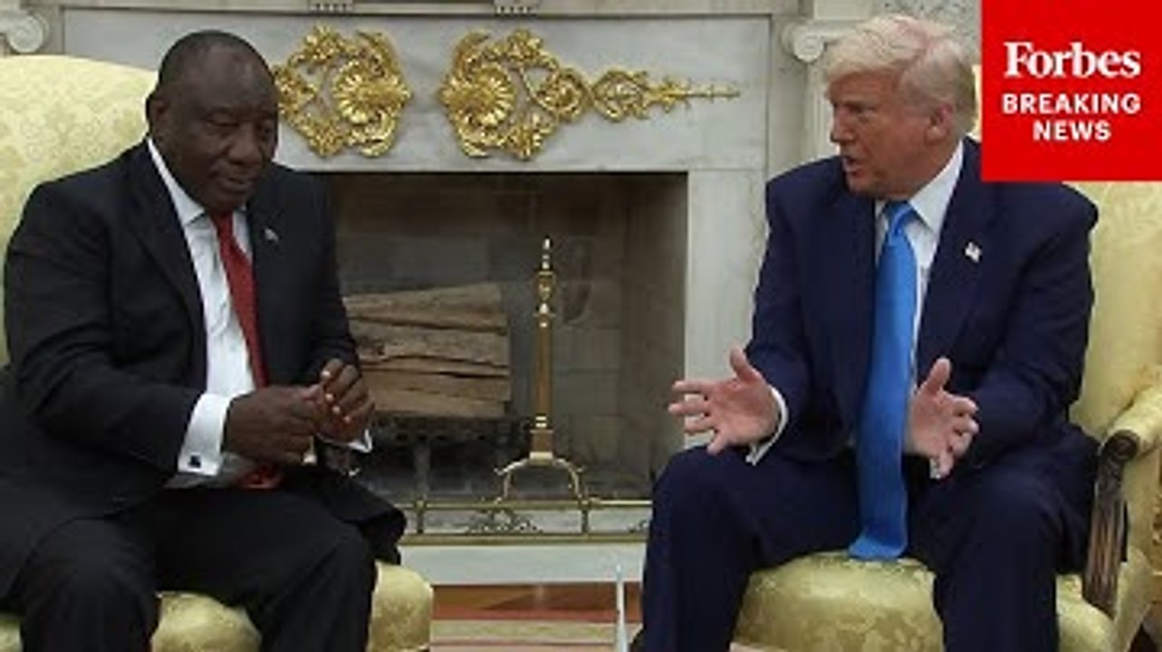 BREAKING NEWS: Trump, South Africa President Have Shocking Argument About White Farmer Death Claims