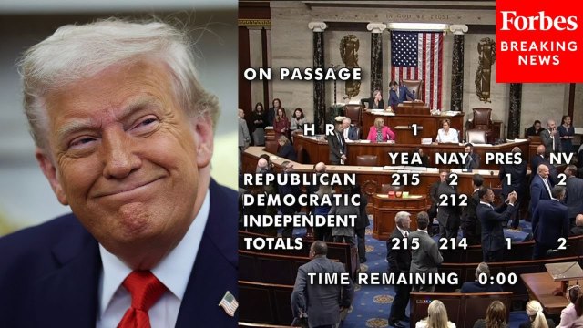 The House Passes Trump's Big Beautiful Bill, A Major Victory For Republicans