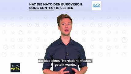 Faktencheck: Hat die NATO den Eurovision Song Contest ins Leben gerufen?