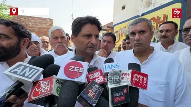 चरखी दादरी पहुंचे सांसद दीपेंद्र हुड्डा, शहीद मनोज फोगाट को दी श्रद्धांजलि, बीजेपी और इनेलो पर साधा निशाना