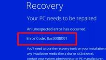 How do i Fix Blue Screen of Death (BSOD) with Error Code 0xc0000001 on Windows 11/10/8/7