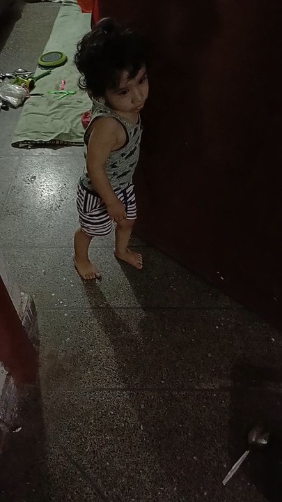 Baby is teasing
