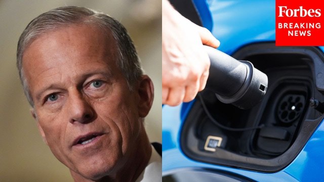 John Thune Vows To Overturn California's EV Mandate As Part Of ‘Burdensome Biden Regulations’ Rollback