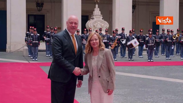 Meloni incontra a Palazzo Chigi il Primo ministro bulgaro Zeljazkov