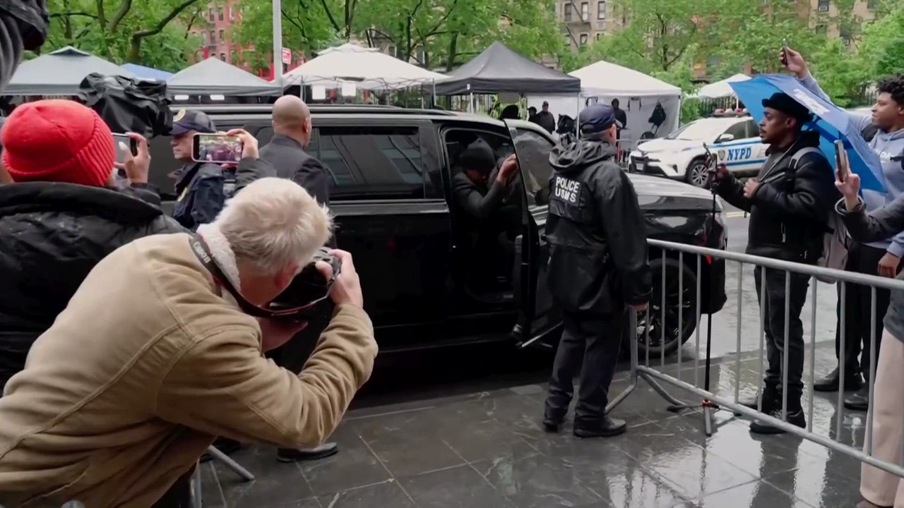 Kid Cudi arrives at court ahead of testimony in Sean Combs' sex-trafficking trial