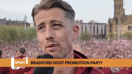 Bradford City host promotion party following final day ecstasy