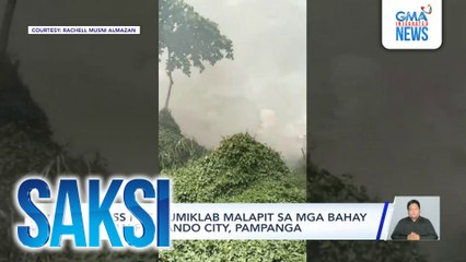 Grass fire, sumiklab malapit sa mga bahay sa San Fernando City, Pampanga | Saksi