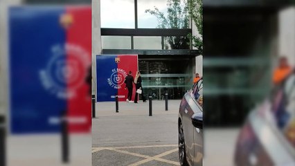 Raphinha llega a la ciudad deportiva del Barcelona