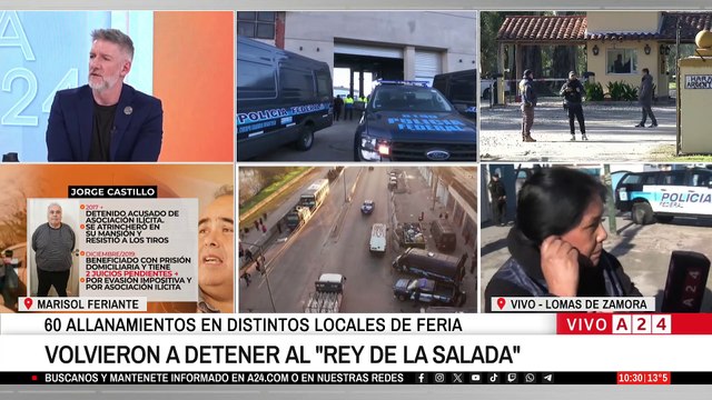 OPERATIVO EN LA SALADA: PARA TENER EL PUESTO PAGO $1.500 MILLÓN - MARISOL FERIANTES