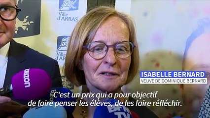 Arras: remise du premier Prix Dominique Bernard