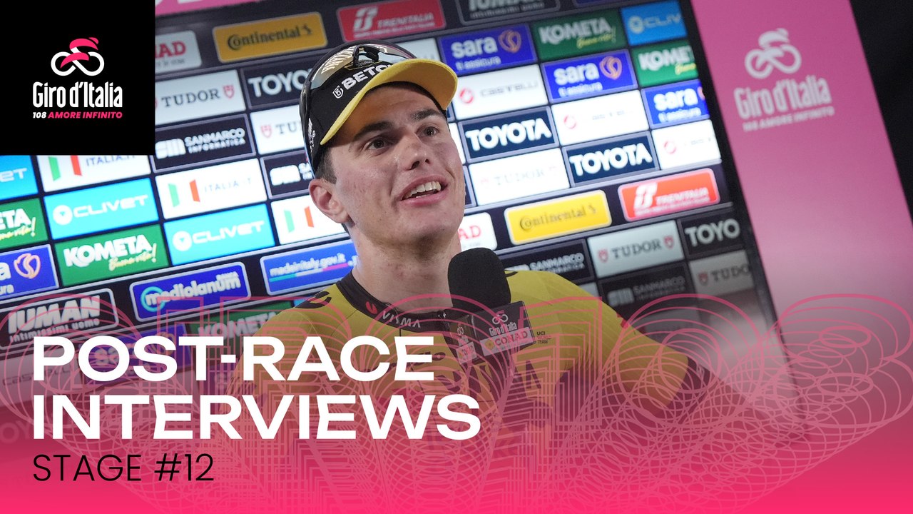 Giro d'Italia 2025 | Stage 12: Post-race interviews