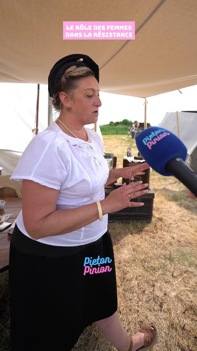 Les femmes de la résistance 💪Il y a deux semaines j'étais a Attiches pour visiter la reconstitution d'un camp militaire de 39-45. Chars, jeep, répliques d'armes, soldats et civils en tenues d'époque, c'était magiquement bien fait ! 🤯
