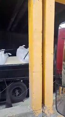 Choque de camiones en el paso a Chile