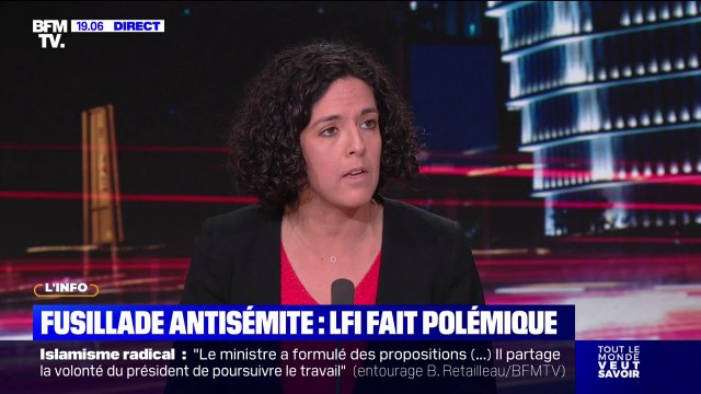 Fusillade à Washington: La manière dont c'est instrumentalisé, c'est insupportable , fustige Manon Aubry (LFI)