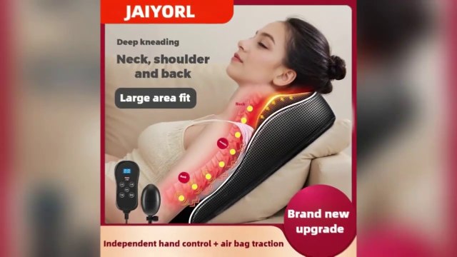 BEST SHIATSU MASSAGE PILLOW FOR NECK AND BACK PAIN RELIEF FULL REVIEW 2025-ALIEXPRESS FINDS
