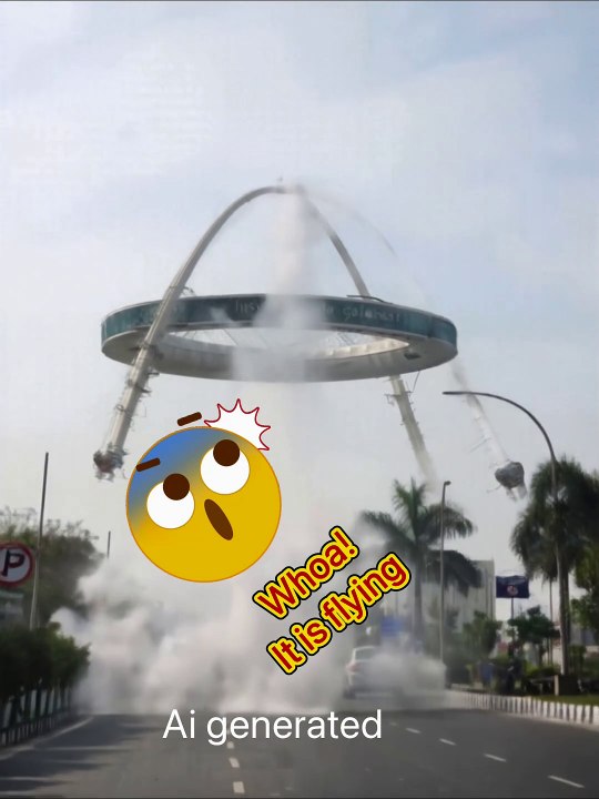 Kolkata’s Landmark Gate… FLEW AWAY?? 😱| Ai meets Kolkata| #ai  #fun  #biswabanglagate #kolkata