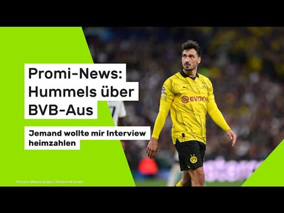Promi-News: Hummels über BVB-Aus: Jemand wollte mir Interview heimzahlen