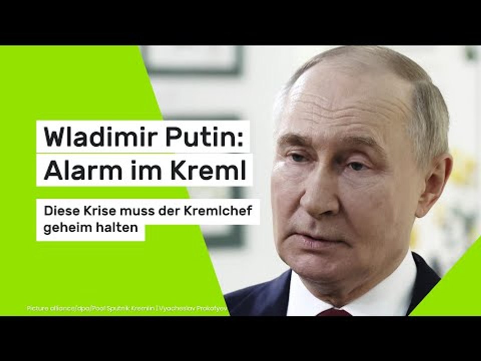 Wladimir Putin: Alarm im Kreml - diese Krise muss der Kremlchef geheim halten