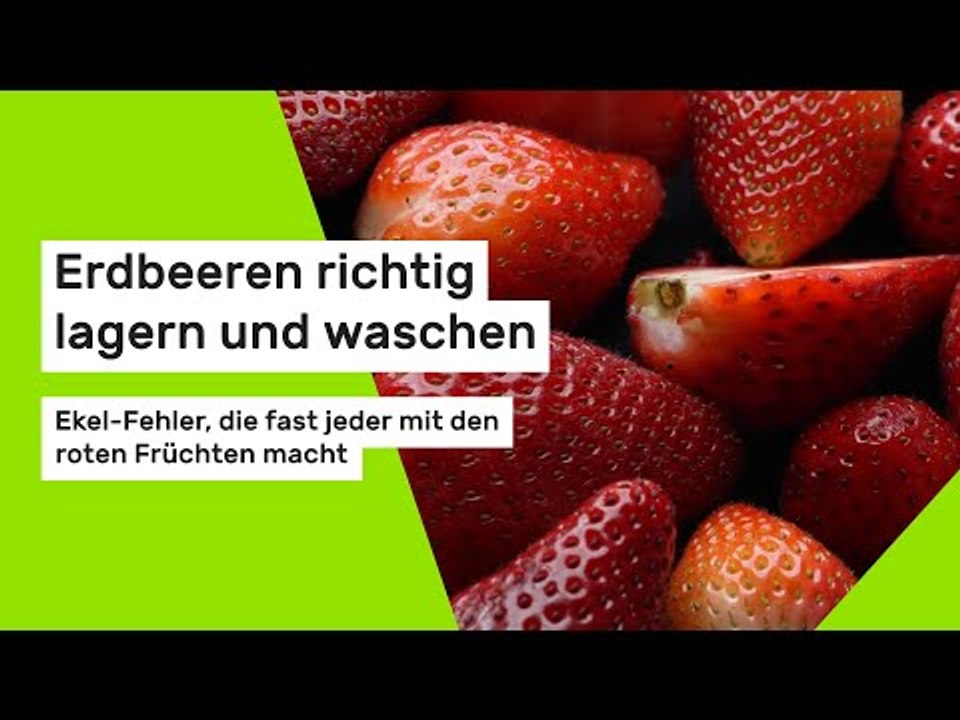 Erdbeeren richtig lagern und waschen: Ekel-Fehler, die fast jeder mit den roten Früchten macht