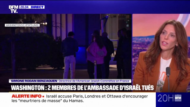 Fusillade à Washington: L'intégralité de notre équipe sur place est extrêmement choquée , indique Simone Rodan Benzaquen, directrice de l'American Jewish Committee en France