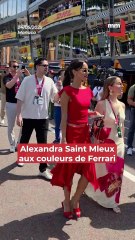Alexandra Saint Mleux, la compagne de Charles Leclerc, a choisi ses couleurs pour le Grand Prix de Monaco 2025