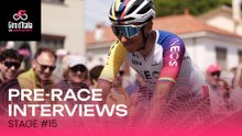 Giro d'Italia 2025 | Stage 15: Pre-race interviews