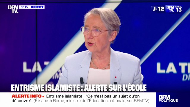 Élisabeth Borne: L'objectif des Frères musulmans, c'est de donner l'impression de composer avec les règles de la République, en ayant l'objectif de prendre le pouvoir