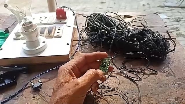 LED jhalar connection repair | jhalar repairing | diwali light repair
