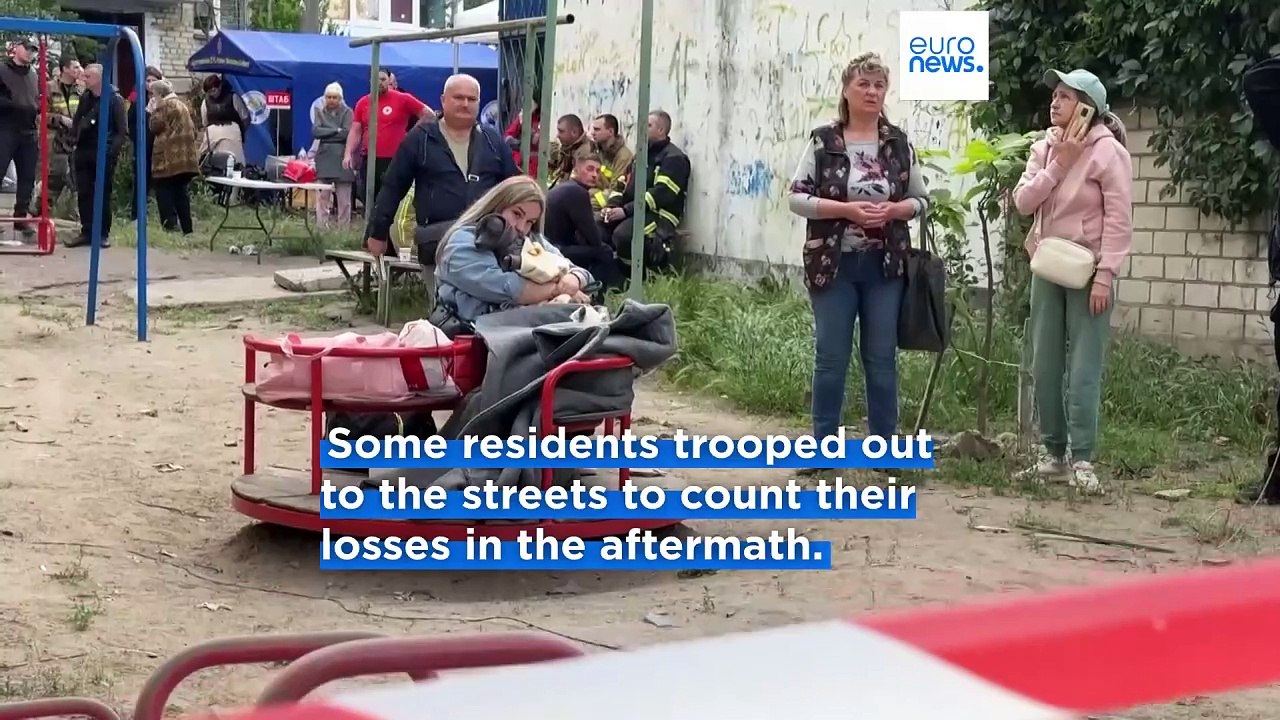 Russia hits Ukraine with the largest drone-and-missile attack of the war so far, killing at least 12