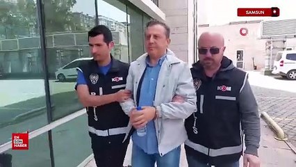 Samsun'da aracın zulasında 17 tabancayla yakalanan şahıs adliyeye sevk edildi