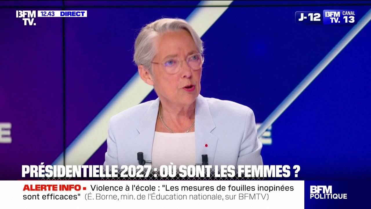 Présidentielles 2027: "Je me suis engagée en politique parce que je crois fondamentalement à ce qui a été porté par Emmanuel Macron en 2017" affirme Élisabeth Borne, ministre de l’Éducation nationale