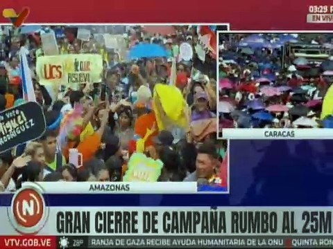 Pueblo amazonense revolucionario acompañó al candidato Miguel Rodríguez en su cierre de campaña