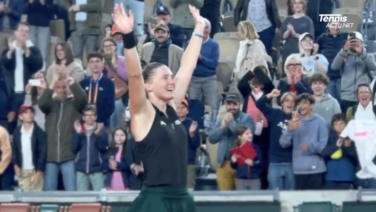 Roland-Garros 2025 - Carole Monnet : "C'est ma première fois... j'ai 23 ans et je fais mon parcours maintenant !"
